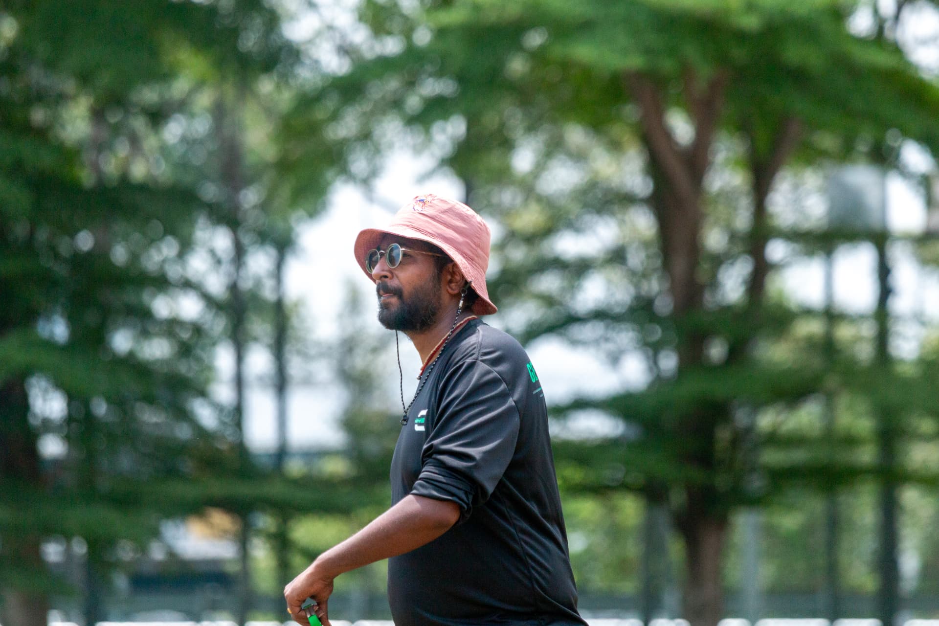 Malaysia national flag football coach on the field